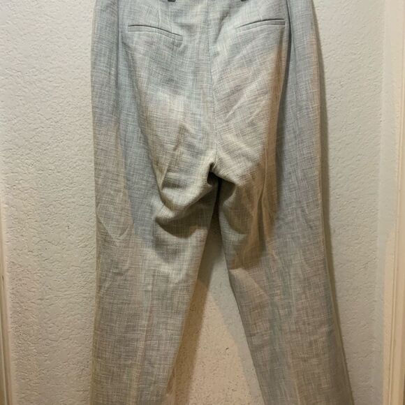 Rebecca Taylor Heather Grey Tweed Pants size 10 - Picture 6 of 8